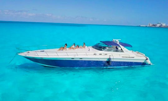 Great Party Boat! Sea ray 64ft up to 25 guests in CANCUN free jetski on 6hrs
