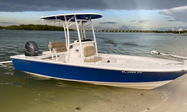 Bateau Sportsman Bay de 22 pieds à louer à Cape Coral, en Floride