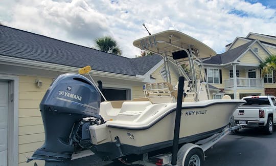 Powerboat Lessons in Charleston | 21ft Key West Center Console in Charleston, South Carolina