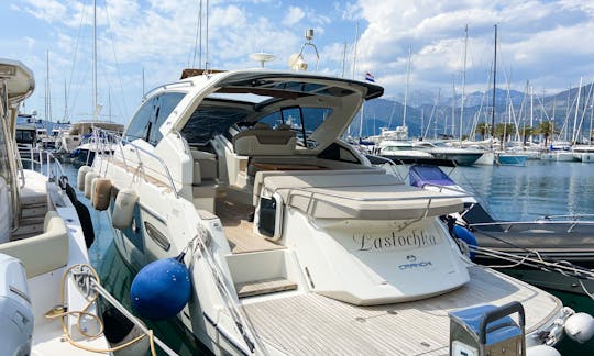 New Super MotorYacht Cranchi M44 Rental in Tivat, Tivat Municipality