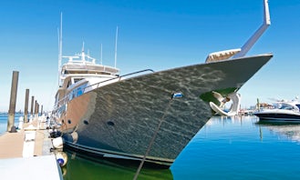 103’ Trilogy Power Mega Yacht Harbor and Islands Charter