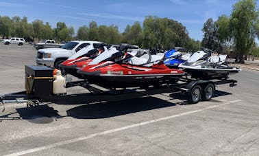 Yamaha Waverunners for rent near Temecula.  I have up to 10 jetskis. 