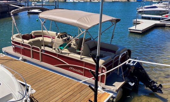 The Best Day on The Lake Starts with You.  Start the Fun Meter and Enjoy the Lake with Friends and Family.  Our 22 ft. Pontoon Boat is Easy to Drive o