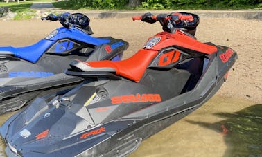 Two 2022 Sea Doo Spark Trixx 2UP for rent in White Bear Lake Minnesota