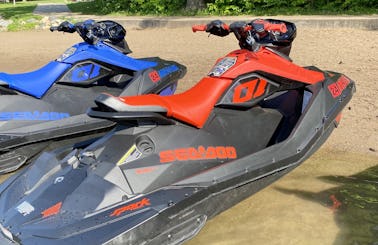 Two 2022 Sea Doo Spark Trixx 2UP for rent in White Bear Lake Minnesota