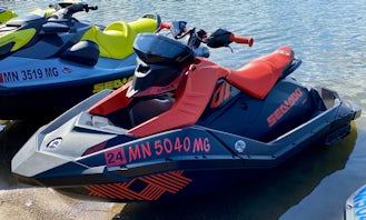 Sea Doo Spark Trixx 2UP Jetskis for Rent on Lake Minnetonka
