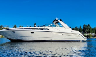 Relax in Luxury aboard this Beautiful and Spacious 43 foot Avanti Euro Express in Seattle. Custom Sound System!