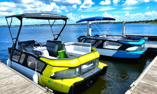 Neon Drift Seadoo Switch Cruise Boat Rental in Orlando, Florida