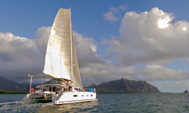 Aventura a bordo del lujoso catamarán Fountaine Pajot de 48 pies