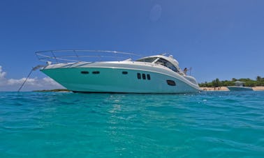 Location de yacht à moteur Sea Ray 55' 2009 impressionnant et spacieux à louer à Fajardo, Porto Rico