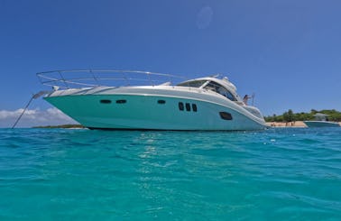 Awesome and Spacious Sea Ray 55’ 2009 Motor Yacht Rental in Fajardo, Puerto Rico