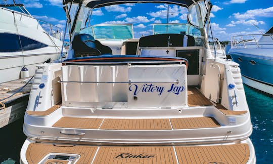 Unforgettable moments with Rinker 340 Fiesta Vee Motor Yacht in Chicago, Illinois