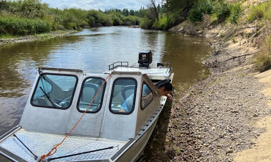 Laclabiche area river tours athabasca river owl river.