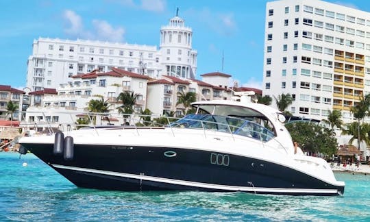 ¡Yate a motor Sea Ray Sundancer de 44 pies para Cancún - Isla mujeres!