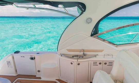 ¡Yate a motor Sea Ray Sundancer de 44 pies para Cancún - Isla mujeres!