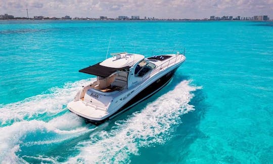 ¡Yate a motor Sea Ray Sundancer de 44 pies para Cancún - Isla mujeres!