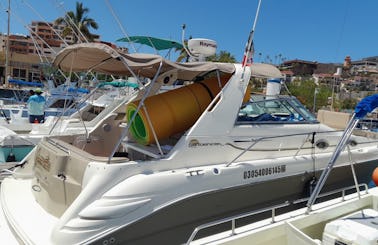 34ft Brown Sea Ray Sundancer Motor Yacht Rental in Cabo San Lucas, Baja California Sur