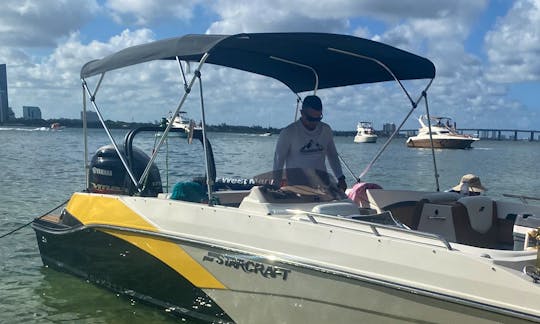 Super fun boat 21ft Starcraft SVX in Islamorada, with tubing, BBQ and gas included