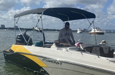 Super fun boat 21ft Starcraft SVX in Islamorada, with tubing, BBQ and gas included