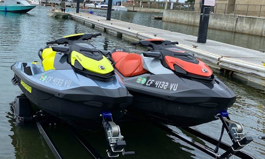 WEEKDAY SPECIAL 10% DISCOUNT: 1 or 2 Sea Doo GTi SE Jet Skis available for rent in Venice Beach CA