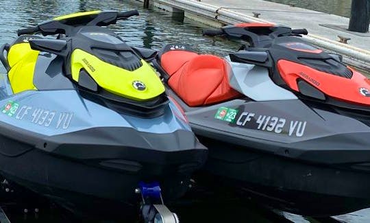 1 or 2 Sea Doo GTi SE Jet Skis available for rent in Santa Barbara: Unlimited riders during your time duration!