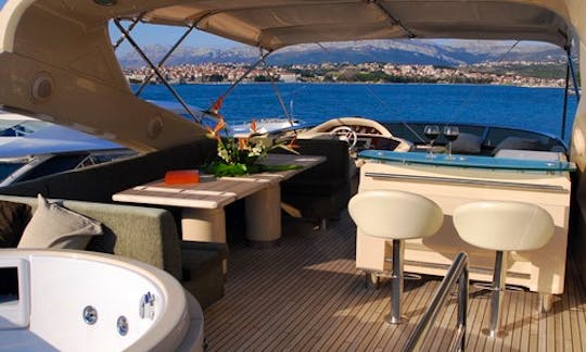 Charter s 8 person Sunseeker Power Mega Yacht in Split, Croatia
