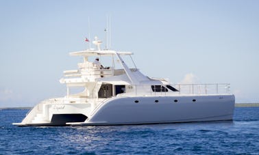 57ft Catamaran Power in Casa de Campo La Romana