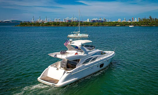 65 Azimut Mega Yacht - Luxury Amazing Yacht for 13 guests In Miami, Florida 🛥