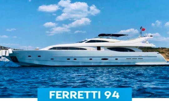 Ferretti 94 Power Mega Yacht in Manisa