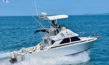 28ft Bertram Sports Cruiser in La Cruz de Huanacaxtle Marina, Mexico