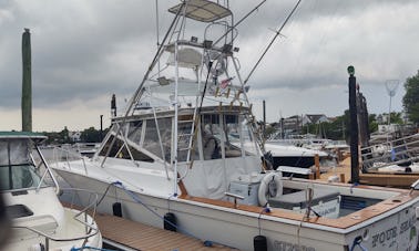 Excursions de pêche ultimes à New York et au New Jersey avec un yacht Viking Express personnalisé de 42 pieds