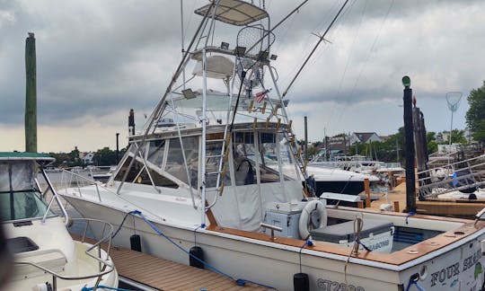 Ultimate Fishing trips in NY and NJ with 42ft Custom Viking Express Yacht