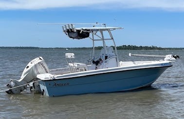 Charter the 21ft Angler Center Console in Charleston, South Carolina
