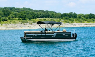 Sunset Cruises on Clear Lake Shores with Viaggio Lago 22R Pontoon!