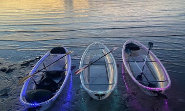 24 Hour Clear Kayak and Glow Package Gulf Shores and Orange Beach