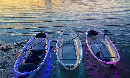 24 Hour Clear Kayak and Glow Package Gulf Shores and Orange Beach