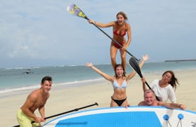 Stand up paddle lesson in Bali