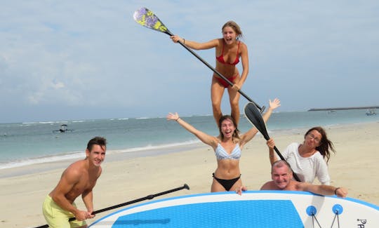 Stand up paddle lesson in Bali