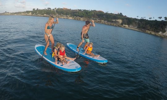 Stand up paddle lesson in Bali