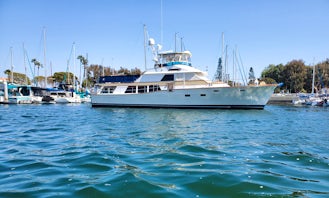 70' Vic Frank Garden Pilot House Classic Motor Yacht Rental in Marina del Rey, California