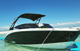 Enjoy This NEW 2022  25ft Yamaha jetboat AR250 Bowrider on the intracoastal or gulf near Sarasota