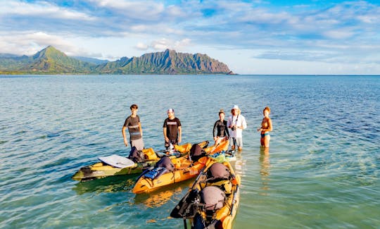 Increíble experiencia de kayak autoguiado en Kaneohe Bay Sandbar