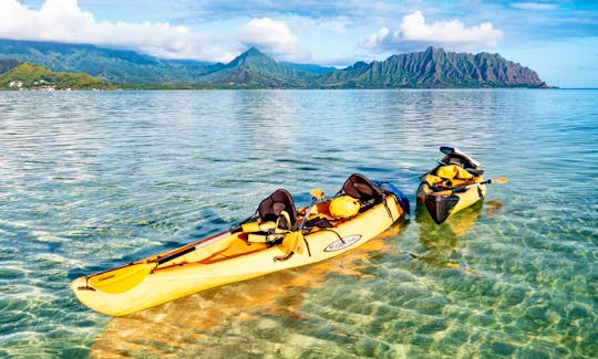 Amazing Kaneohe Bay Sandbar Self-Guided Kayak Experience