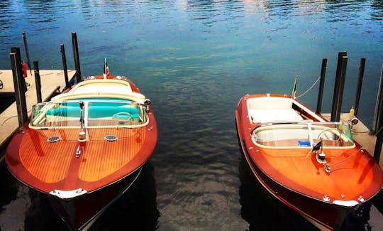Riva Super Florida Motor Yacht Rental on Lake Maggiore, Italy