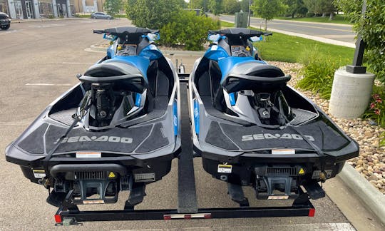 Pair of Sea-Doo GTR 230 jet skis for rent in Loveland, Colorado