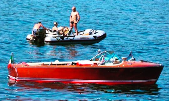 Riva Super Florida Motor Yacht Rental on Lake Maggiore, Italy