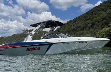 Wakesurf Boat Rental - Available for parties, surfing, and lessons! Lake Austin & Lake Travis