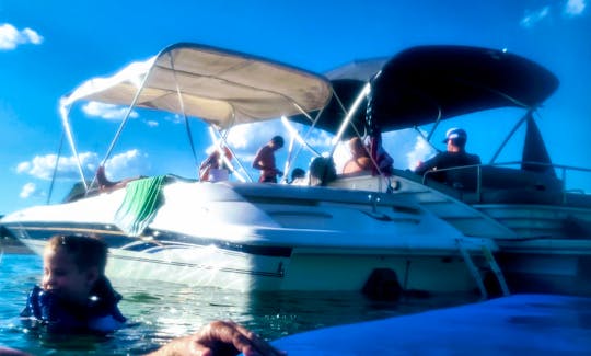ATX Harris Kayot Party Deck Boat Rental in Austin, Texas for 10 People Capacity