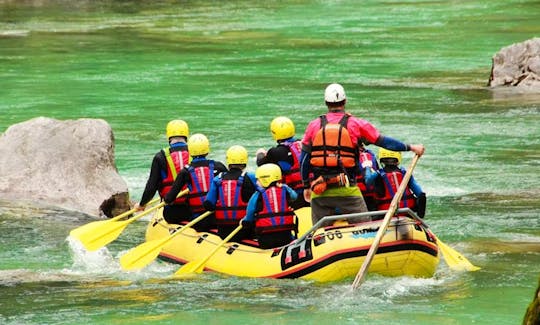 Rafting in Čezsoča, Slovenia