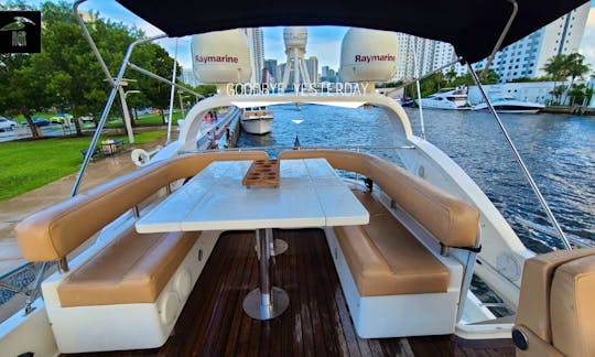 Aicon 62 ft Yacht ITALIAN STYLE in Miami Florida